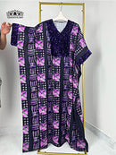 Vestido africano longo e chique para mulher, Vestido de festa feminino, Roupa tradicional, Bordado, Moda, Verão, 2023