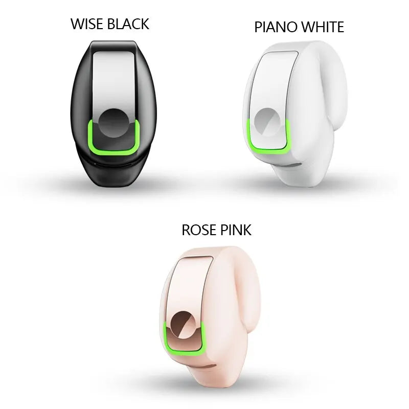 GD28 Bluetooth 5.3 Ear Clip Headphone TWS Wireless Earphones Single In-Ear TWS HiFi Stereo Touch Control Sports Headset with Mic