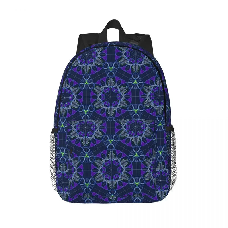 African Ankara Wax Print Backpack Student Boys Girls BookBag Kids School Bag Computer Shoulder Bags for Men Women