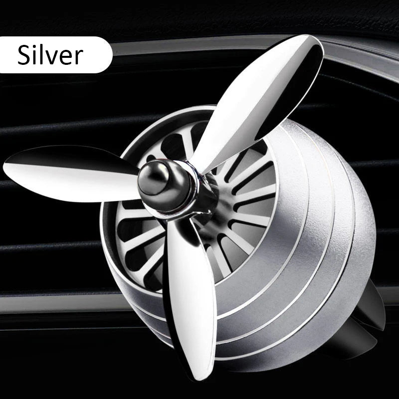 Car Conditioning Smell Air Freshener Alloy LED Auto Vent Outlet Perfume Clip Fresh Aromatherapy Fragrance Atmosphere Light New