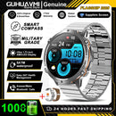 T-rex 3 grau militar 1000mah bateria relógio inteligente 10atm à prova dwaterproof água gps bússola altímetro chamada amoled masculino nadar esportes smartwatch