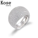 Kose Anéis de Dedo para Homens e Mulheres, 100% 925 Sterling Silver, Tamanho Diferente, Presente Dos Namorados, Jóias Finas