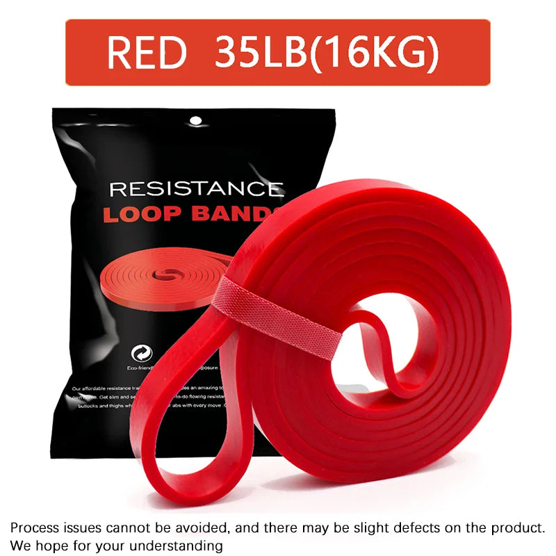 Latex Resistance Bands Pull Up Gym Home Fitness Rubber Expander Loop Strength Assist Workout Training Equipment