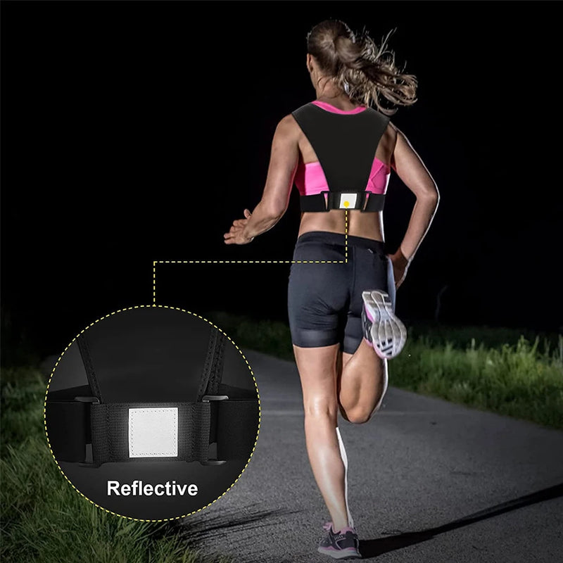 Breathable Lightweight Running Vest with Phone Holder & Hydration Pack, Adjustable Waistband for Cycling Running Hiking Fitness