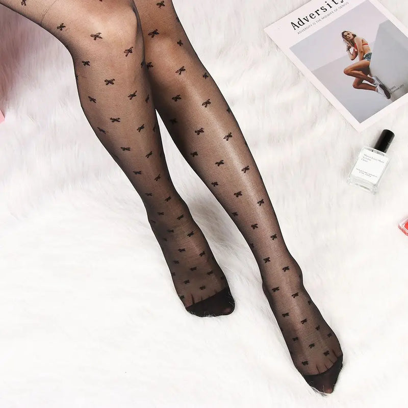 Female Thigh Sheer Elastic Plus Size Women Lingerie Pantyhose Thigh stockings