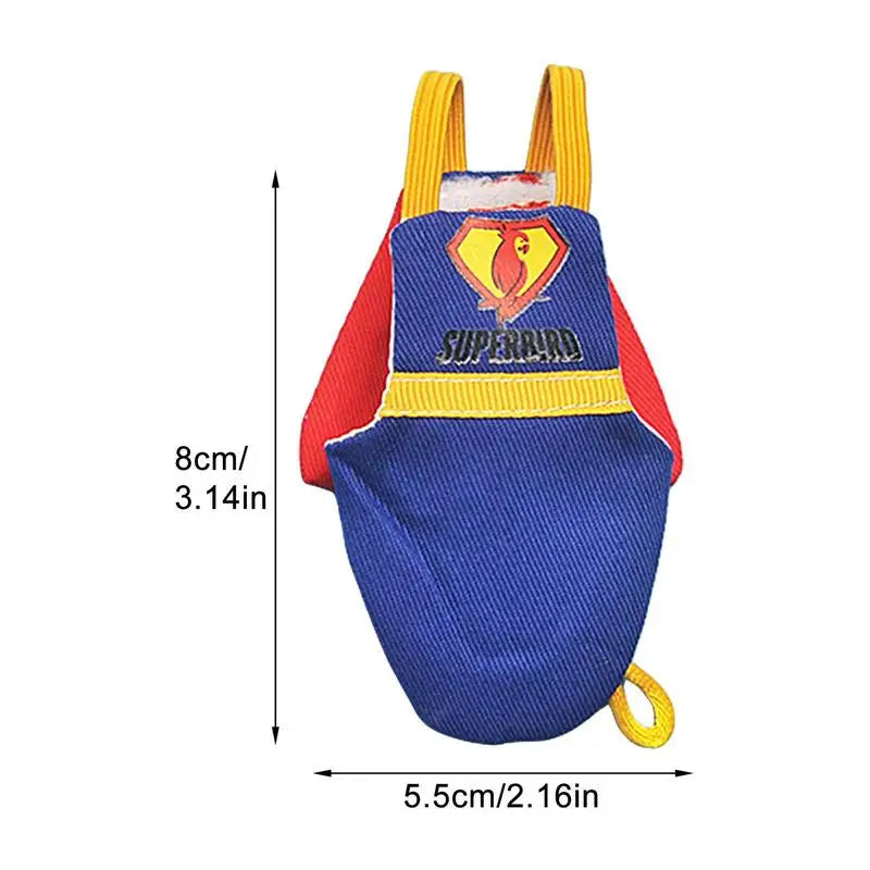Parrot Diaper Cute Bird Physiological Diaper Cockatiel Pigeons Small Medium Large Pet Birds Flight Suit Clothes Nappy Washable