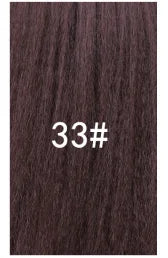 Blice Synthetic Kinky Straight Wrap Around Ponytail Extension Heat Resistant Tail Fake Hair Clip In For Women