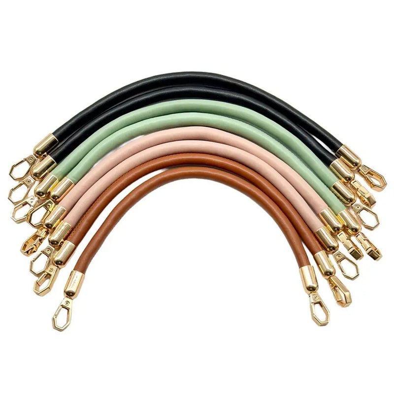 40CM PU Leather Bag Belt Gold Chain Buckle Handle Handbag Strap Women's Bag Handles Shoulder Bag Straps Replacement Accessories