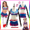 Pirulito motosserra traje julieta starling cosplay traje uniforme meninas adulto feminino vestido superior festa de halloween cosplay trajes