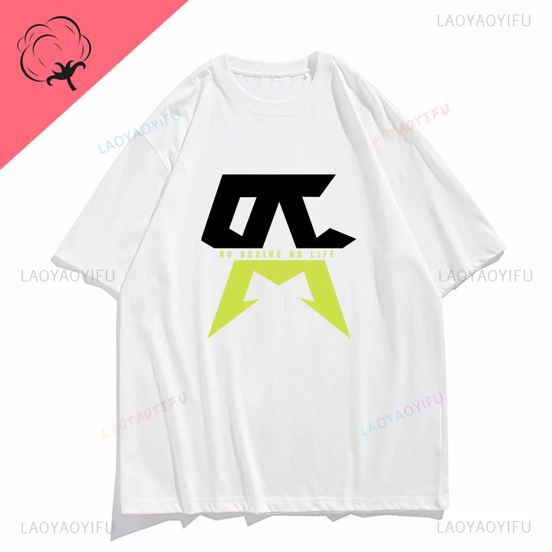 Vintage Men T Shirt Canelo No Boxing No Life Print Tops Men Clothing Summer Leisure Streetwear Graphic Ropa Hombre Cotton Tee