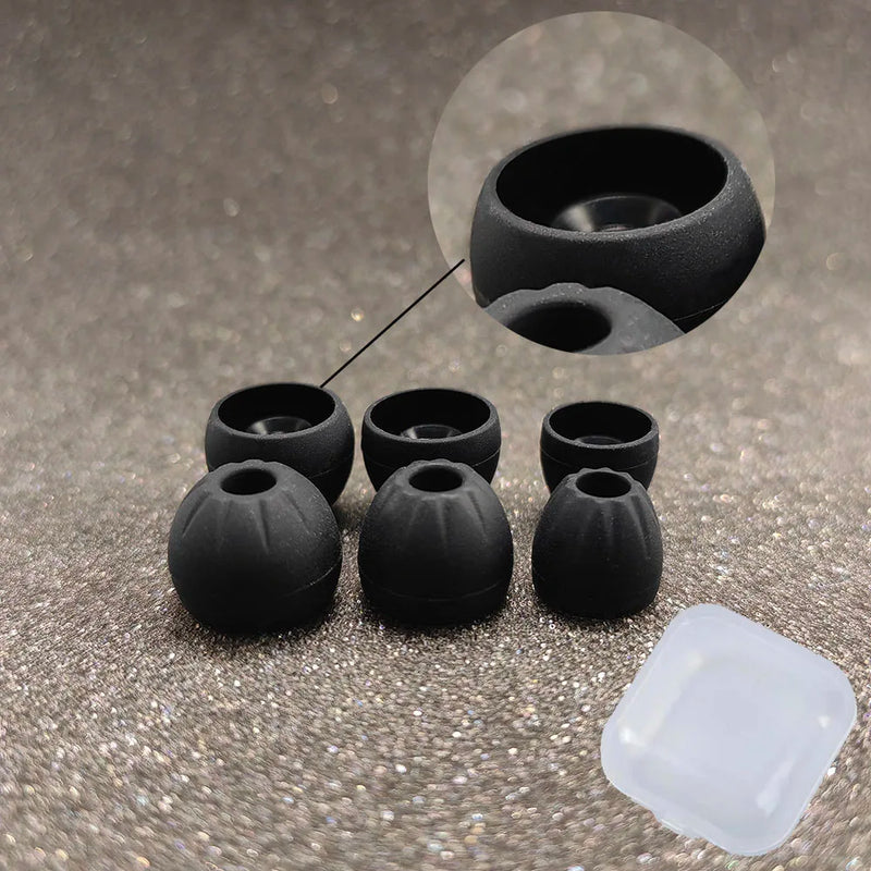 In-Ear Earcaps For KZ Earphones Silicone Covers Cap Replacement Earbud Tips Earbuds Eartips Earplug Ear Pads Cushion 6pcs/3pairs