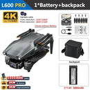 L600 pro max gps drone profissional 4k 3 eixos ptz hd câmera dupla evitar obstáculos motor sem escova 5g wifi rc quadcopter brinquedos