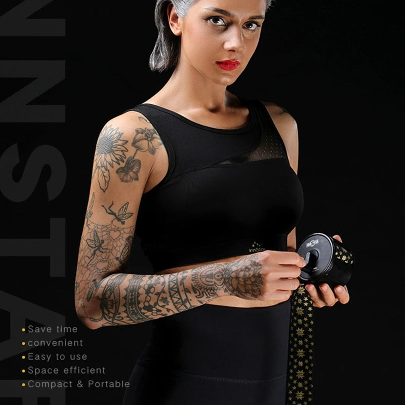 Rolo portátil do envoltório da mão, Boxing Bandage Winder Box, Sports Wrap Roller, Armazenamento de luvas internas Sanda Muay Thai, Ferramenta de enrolamento