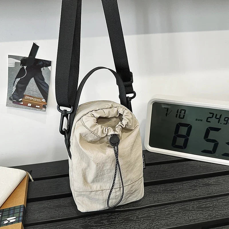 Portable Shoulder Bags Nylon Waterproof Women Mobile Phone Bags Small Outdoor Sport Man Crossbody Bag Casual Water bottle Pouch