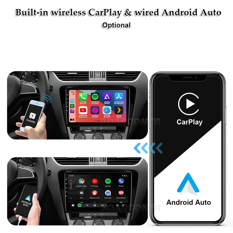 9" Car Radio Wireless CarPlay Android 15 For BMW 3-Series E90 E91 E92 E93 2005 - 2013 Auto Car Intelligent Systems AutoRadio
