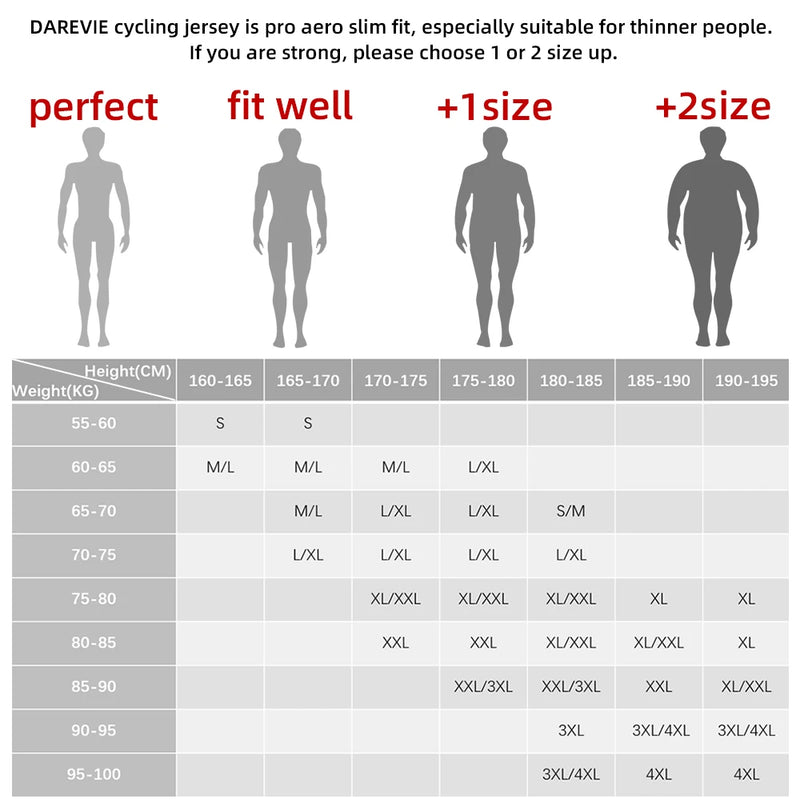 DAREVIE Ciclismo Jersey Manga Longa Homens Mulheres Cool Tecnologia Homem Ciclismo Maillot Soft Respirável Quick Dry SPF 50 Tamanho Pequeno