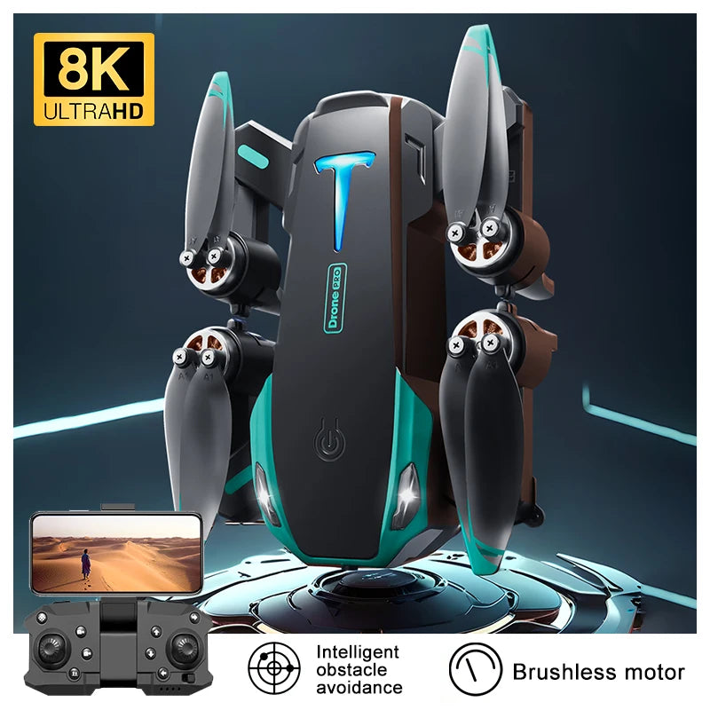 S25/S6 Max Drone 8k Profesional HD Dual Camera Obstacle Avoidance Aerial Photography Optical flow Foldable Quadcopter Toy