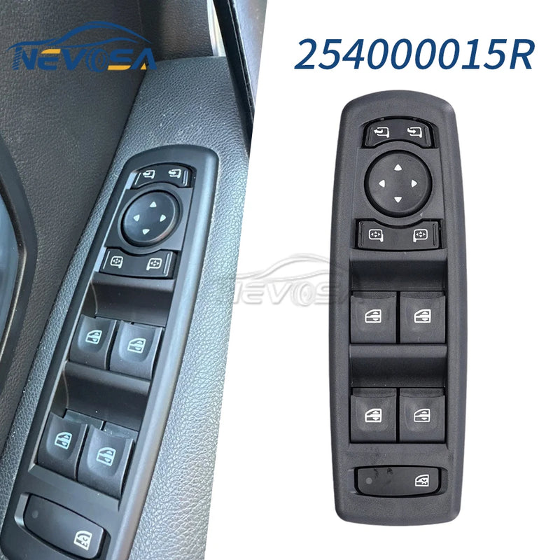 254000015R Electric Power Window Switch For Renault Fluence Megane 3 Laguna 3 2008-2016 Car Accessories 25400-0015R Left Driver