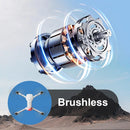 4drc f10 rc drone gps 6k hd câmera dupla grande angular 5g wifi fpv quadcopter sem escova dobrável evitar obstáculos aéreo uav 2km