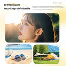 Câmera digital 4k 5000w pixel retrô ccd cartão portátil câmera de nível de entrada câmera dupla flash 50 milhões de pixels foco automático