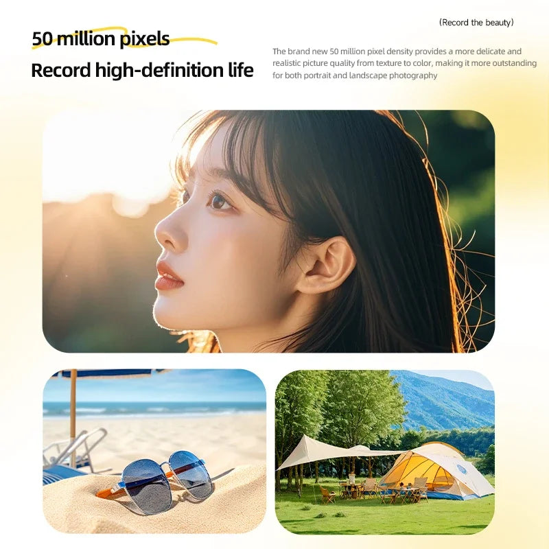 Câmera digital 4k 5000w pixel retrô ccd cartão portátil câmera de nível de entrada câmera dupla flash 50 milhões de pixels foco automático