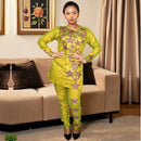 Traje africano para mulheres Abaya bordado plus size elegante festa vestido de igreja