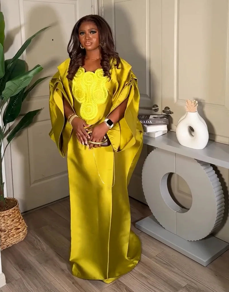Abayas African Dresses for Women 2025 Traditional Africa Clothing Dashiki Ankara Outfits Gown Robe Muslim Kaftan Maxi Long Dress