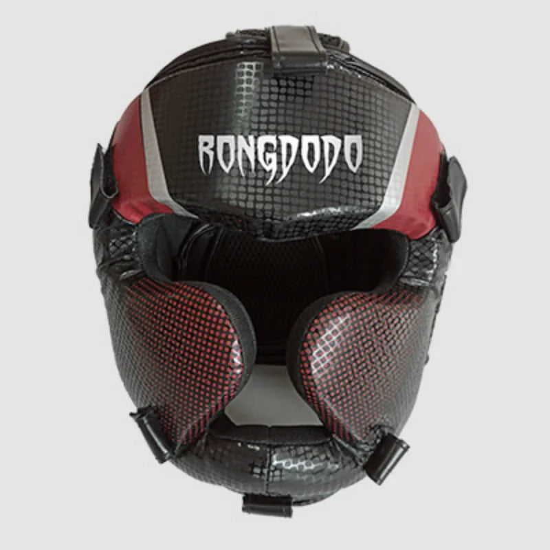Adults Children MMA Sanda Muay Thai Full-Covered Shock Headgear Training Protective Equipment Boxing Helmet  boxing head guard