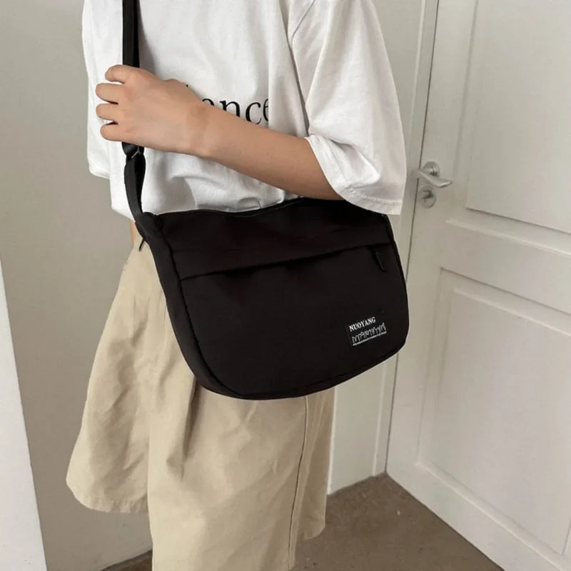 Trendy Oxford Shoulder Bag Dumpling Underarm Bag Large Capacity Handbag Messenger Bag Daily Casual Commuting Bag