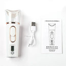 Pulverizador de névoa portátil nano instrumento beleza mini umidificador hidratante cuidados com a pele display led portátil novo rosto vapor nebulizador