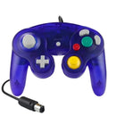 Controlador de jogo com fio para GameCube NGC Joystick de gamepad com fio de botão único para console de jogos NGC