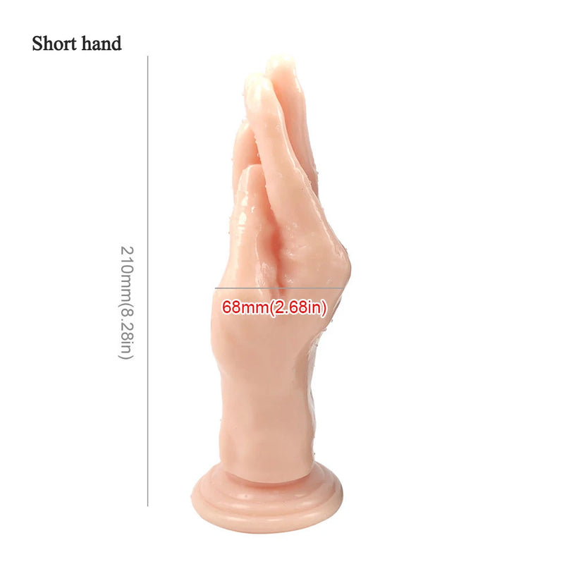 Grande punho vibradores anal plug brinquedo sexual mão macia nádegas expansor butt plug masturbação massageador privado para homossexuais femininos