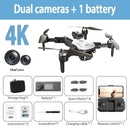 Novo s2s mini drone profissional 8k hd câmera voar 25min evitar obstáculos sem escova dobrável quadcopter óptico para xiaomi