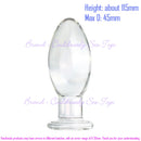 55mm cristal dourado grande vidro anal plug buttplug vibrador massageador de próstata feminino masturbação erótica brinquedos sexuais adultos para homem