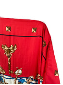 Vestido estampado fashion feminino – vestido boêmio solto, estampa paisley tendência, perfeito para praia e férias