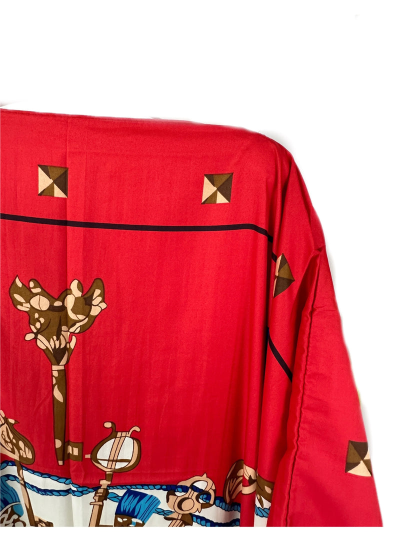 Vestido estampado fashion feminino – vestido boêmio solto, estampa paisley tendência, perfeito para praia e férias