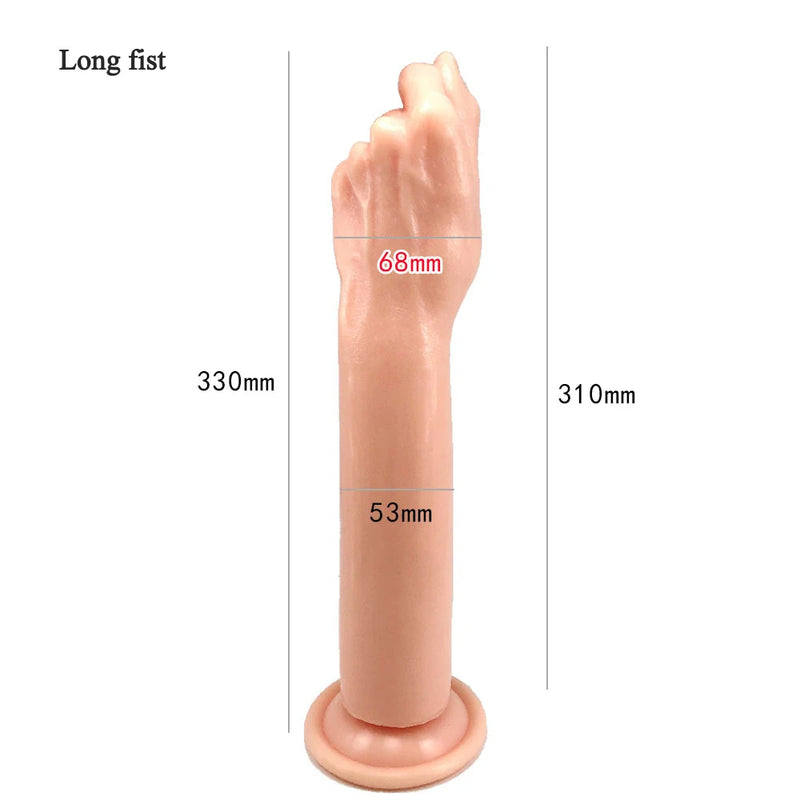 Grande punho vibradores anal plug brinquedo sexual mão macia nádegas expansor butt plug masturbação massageador privado para homossexuais femininos