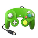 Controlador de jogo com fio para GameCube NGC Joystick de gamepad com fio de botão único para console de jogos NGC