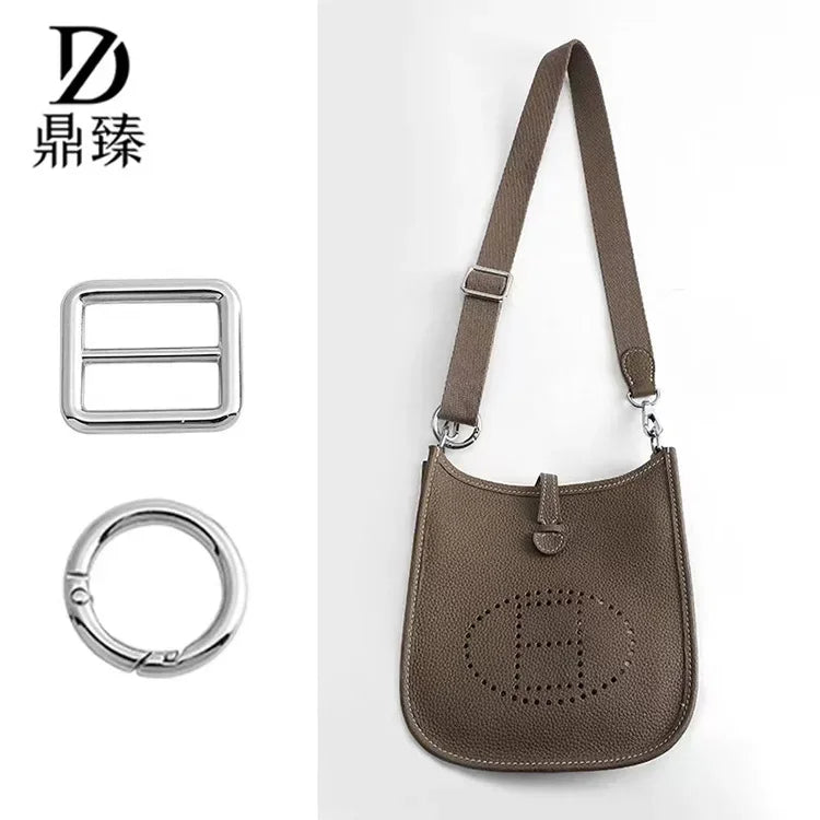Adjustable Shoulder Strap Buckle for Canvas Bag Length Modification Accessory Mini Evelyn Bag Parts And Accessories