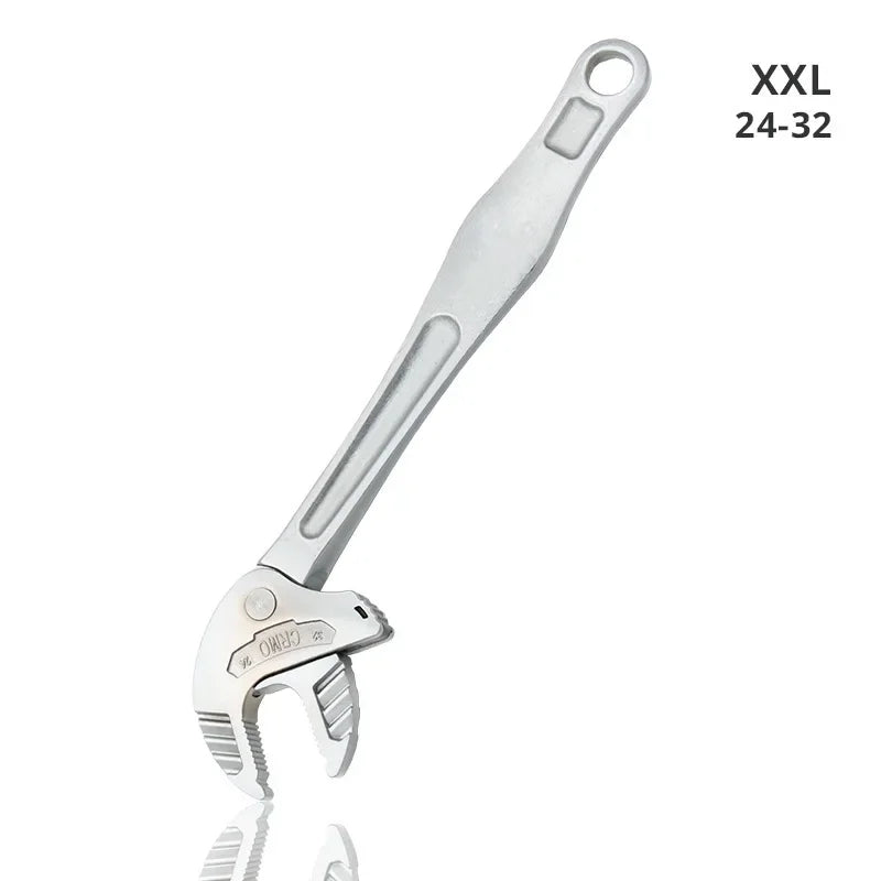 Nova chave de catraca de imitação de garra de caranguejo multifuncional com ferramentas de alicate de chave ajustável de grande abertura adaptável rápida