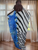 Plus size solto casual moda boho maxi vestido férias roupas kaftan vestidos de festa