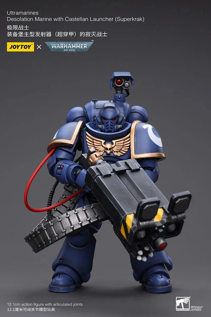 JOYTOY Warhammer 40K 1/18 Ultramarines Intercessors Victrix Honour Guard Soldier Action Figure Model Toy for Collection
