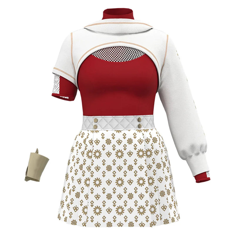 Kids Nova Cosplay Costume 2025 TV Zombies Roleplay Children Coat Skirts Pants Performance Hooded Clothing Halloween Party Suit