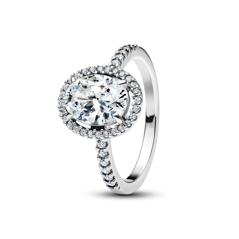 Novo real 925 prata esterlina moda design irregular coração redondo anel quadrado senhoras jóias finas acessório de noivado de casamento