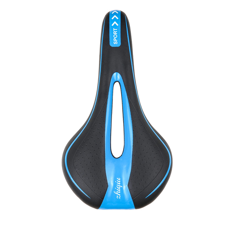 Bike Seat Comfortable Bicycle Saddle with Ergonomic Zone for Men & Women Bike Saddle Universal fit for BMX, MTB & Road Bike