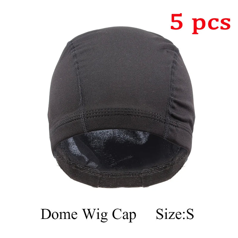 5pcs Wholesale DIY Wig Making Caps Black Mesh Cao Dome Cap Breathable Nylon Wig Hair Net Cap for Making Wig