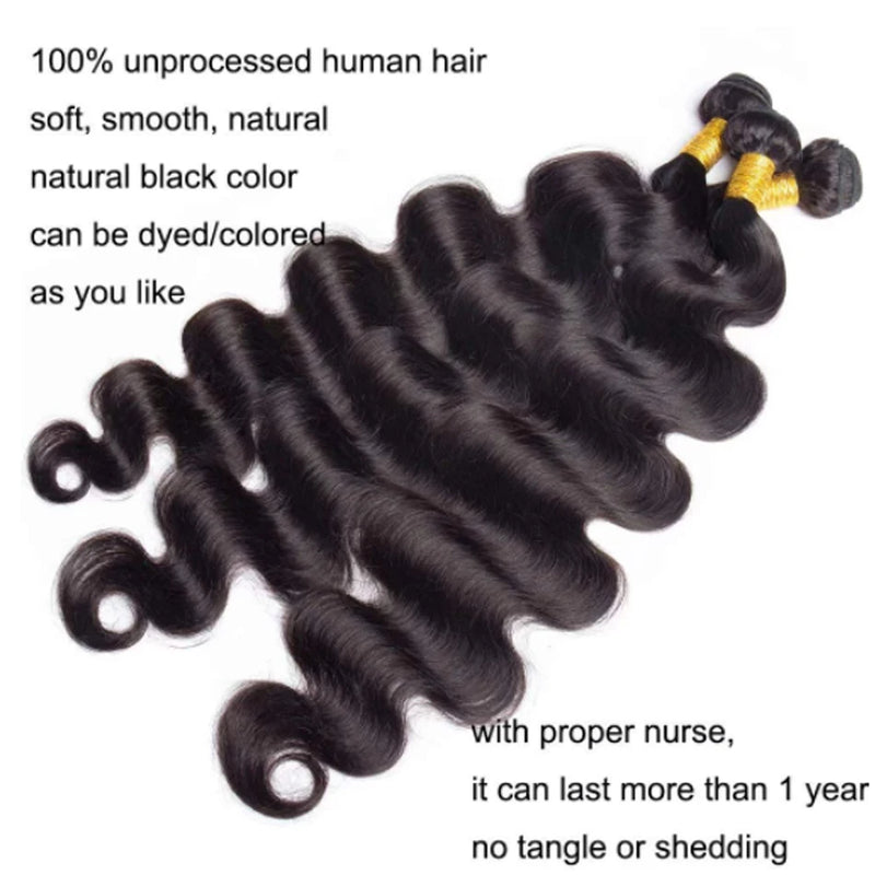 12A Raw Indian Body Wave Human Hair Bundles 100% Unprocessed Remy Hair Weave Extensions 1/3/4 pcs Wholesale Cheap Price Natural