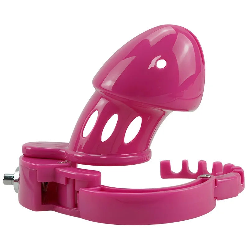 Masculino pequeno pênis gaiola anel ajustável bloqueio bondage pássaro castidade gaiola cinto galo anel escravo contenção instrutor homem brinquedo sexual