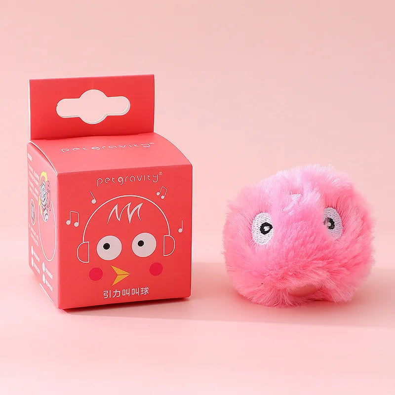 Interactive Ball Smart Cat Toys Catnip Cat Training Toy Kitty Pet Playing Ball Pet Squeaky Supplies Products Toy for Cats Kitten