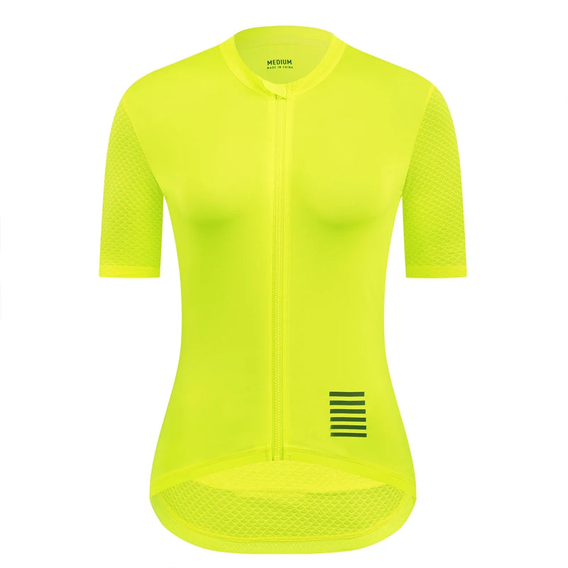 Ykywbike camisa de ciclismo feminina manga curta magro camisa de bicicleta de estrada camisa pro equipe roupas de ciclismo respirável
